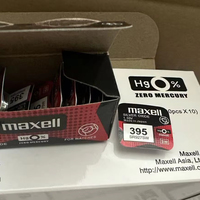 Batería de Óxido de Plata MAXELL 364 371 377 395 1.55V, Venta al por Mayor de Pilas de Botón para Electrónica de Consumo