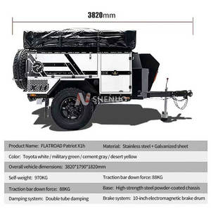 Mini caravane de luxe avec salle de bain, châssis galvanisé, <span class=keywords><strong>pour</strong></span> le glamping et idées cadeaux, certifiée CE - Product Image 4