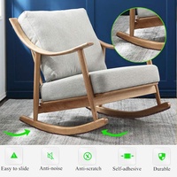 Pack de 2 rouleaux de ruban de feutre auto-adhésif pour meubles en feutre robuste pour chaises à bascule, coureurs, robot aspirateur, armoire et table