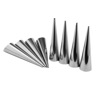 Tubes de Cannoli <span class=keywords><strong>en</strong></span> acier inoxydable, formes de Cannoli crème antiadhésive <span class=keywords><strong>corne</strong></span> danois moules à pâtisserie pour Croissant coquille crème rouleau - Product Image 1