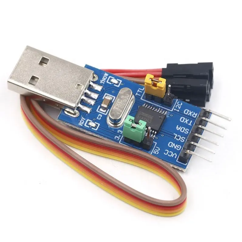 CH341T module deux-en-un USB vers I2C IIC UART USB vers TTL microcontrôleur téléchargeur de port série