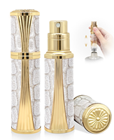 Atomiseur de parfum rechargeable en aluminium de 5 ml, flacon de voyage avec logo personnalisé