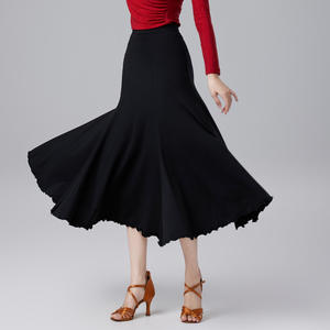 2024 nuevas faldas elegantes de baile de salón <span class=keywords><strong>para</strong></span> <span class=keywords><strong>mujer</strong></span>, fiesta, baile moderno, <span class=keywords><strong>Tango</strong></span>, traje de actuación, <span class=keywords><strong>ropa</strong></span> de vals estándar nacional - Product Image 3