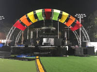 Estructura de Techo de Aluminio para Festivales, Estructura de Techo para Eventos, Estructura de Techo para Conciertos, Estructura de Techo en Forma de Domo, Estructura de Techo Arqueada