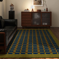 Moderner geometrischer weicher Druckte ppich und Teppiche Maschinen gefertigte rutsch feste Teppiche für Wohnzimmer-Boden teppiche