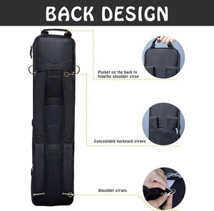 Free sample Professional Waterproof 4 Butts 5 Shafts Billiard Cue case with Double Shoulder Straps for 1/2 Pool Stick Bag - Product Image 3