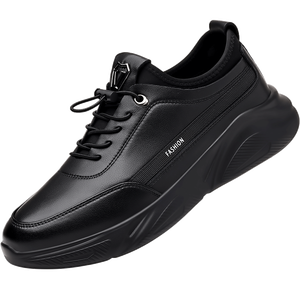 Zapatos Deportivos Casuales de Hombre, Elegantes, para Todas las Temporadas, con Parte Superior de Cuero Vacuno y Suela de Goma, Estilo Moderno para Caminar - Product Image 4