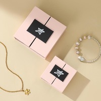 Boîte à bijoux magnétique de luxe personnalisée A1, boîte cadeau en papier magnétique pour l'emballage de bijoux, boîte cadeau magnétique sans ruban