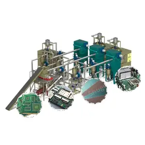 Factory Precious Metal Refining Equipment Scrap Pcb Mother Board Gold Recovery Machine E Waste Recycling Plant