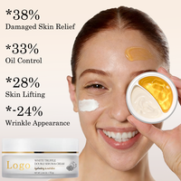 Crème et Sérum Double Action Anti-Âge Raffermissant Contrôle du Sébum Réparation de la Peau Réduction des Rides Acide Hyaluronique Truffe Blanche Marque Privée