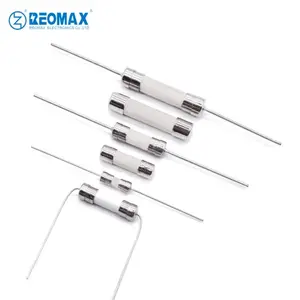 3.6x10 5x20 6x30 6.35x32mm Ceramic Fuse 250V/125V DC AC 100mA-50A Fast Acting/Slow Blow Fusible Ceramic Tube Fuses With UL ROHS