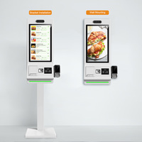 Kiosco de Autoservicio de 21.5/27/32 Pulgadas con Impresora Térmica Integrada, Escáner QR, Sistema Android para Pedidos y Pagos en Restaurantes y Tiendas