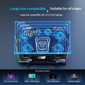 Ventilateur de refroidissement semi-conducteur pour ordinateur <span class=keywords><strong>portable</strong></span>, support de refroidissement pour ordinateur <span class=keywords><strong>portable</strong></span> de jeu, <span class=keywords><strong>refroidisseur</strong></span> d'ordinateur <span class=keywords><strong>portable</strong></span> à air D13 en plastique, modèle exclusif, le plus vendu - Product Image 3
