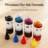 Encre de recharge pour imprimantes Epson Stylus T20 T21 TX100 TX200 TX210 T40W CX7300 CX8300 C79 C90 CX5900F CX5500 - Encre de teinture T0731 - T0734