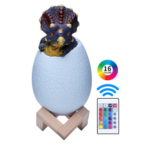 مصابيح ليلية ثلاثية الأبعاد على شكل ديناصورات لديكور الطاولة، أضواء ديناصورات، إضاءة ليلية صغيرة بتقنية LED - Product Image 2