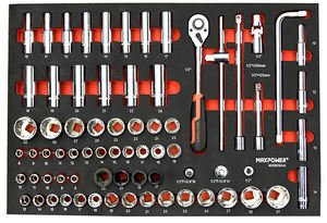 Outil multifonctionnel MAXPOWER, véhicule, ensemble d'outils en métal pour l'automobile, 368 pièces, avec chariot à outils, clé - Product Image 2