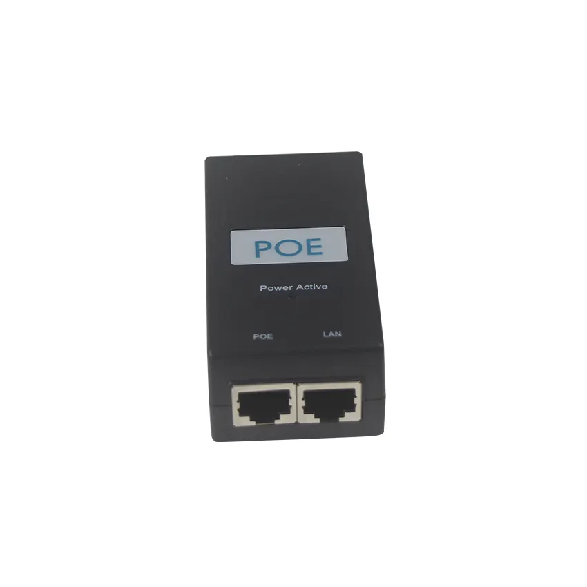 2 Port RJ45 Connector DC 12V POE Injector Supply Adapter LAN 24V Ethernet 1A 2A POE