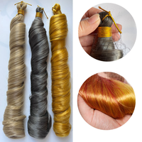 Vente en gros 22 pouces 150g Affichage Cheveux synthétiques haute température Fibre résistante à la chaleur French Curl Body Wave Crochet Tresses