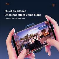 Utilisation en extérieur jouer à des jeux regarder des vidéos lumière LED portable ventilateur de refroidissement ABS radiateur de téléphone portable pour téléphone