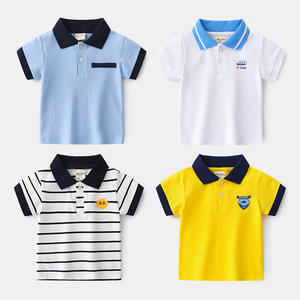 Nueva Camiseta Polo Infantil Premium de Algodón Colorida con Estampado para Niño de Proveedor Chino - Product Image 5