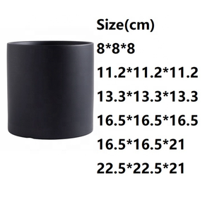 <span class=keywords><strong>Maceta</strong></span> de Cerámica Cilíndrica de Diseño Personalizado de 3, 4, 5, 6, 7 y 8 Pulgadas para Decoración del Hogar y Jardín, de Alta Calidad y Elegante - Product Image 6