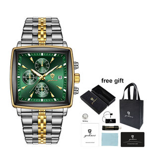Reloj de Pulsera de Lujo para Hombre Gohuos 9810, Reloj de Cuarzo Original a Prueba de Agua para Hombre, Reloj para Hombre, Montre Homme, Caja y Bolsa de Regalo - Product Image 1
