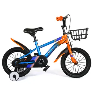 Meilleur vélo bleu pour enfants Chine 12 ''14'' 16 ''18'' cadre en acier au carbone vélo pour enfants pour 4 6 8 10 ans enfants