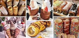 Parrilla eléctrica para pastel de chimenea, máquina de pastel de chimenea de acero inoxidable, equipo de helado, fabricante de rodillos de Hungría, horno de pastel de chimenea, nuevo - Product Image 3