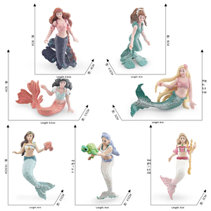 แบบจำลองของเล่นพีวีซีในตำนานเป็นของประดับตกแต่งฉากนางเงือกมหาสมุทร - Product Image 2