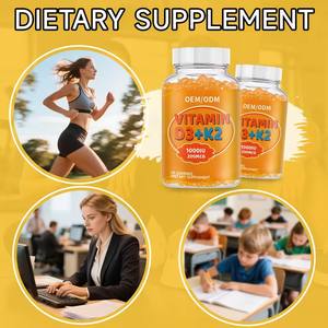 Gummies OEM à la vitamine D3 et K2, très demandées, pour la santé des os, des muscles et l'immunité - Product Image 3