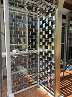 Briques de verre pour la décoration intérieure et extérieure, briques de verre ultra-transparentes finement polies, utilisées pour les cloisons murales