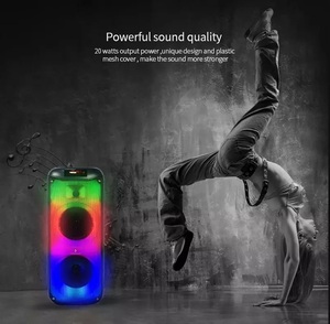 Luz Led intermitente portátil de China, altavoz de fiesta grande inalámbrico por Bluetooth, 15w, fabricante con <span class=keywords><strong>Radio</strong></span> Fm - Product Image 6