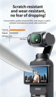 Film de protection d'écran en verre trempé anti-reflet ultra-clair anti-rayures de classe supérieure 2026 pour DJI OSMO Pocket 4/3