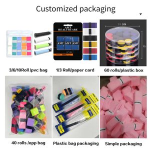 ด้ามจับไม้เทนนิสแบดมินตันไม้เทนนิสขนาด60ชิ้น/เซ็ตระบายอากาศได้ดีเนื้อบาง - Product Image 6