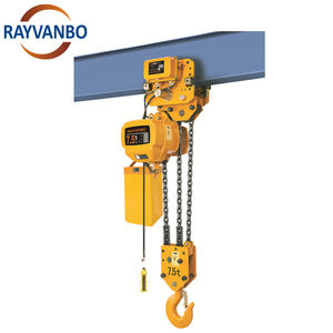 Polipasto Eléctrico de Cadena HHBB de Suministro Directo del Fabricante, Máquina Elevadora de 1, 3, 5 y 10 Toneladas, Polipasto Eléctrico de Cadena con Carro - Product Image 5