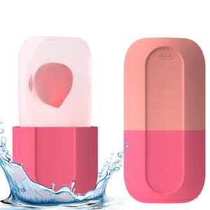 แม่พิมพ์น้ำแข็งนวดหน้า ลูกกลิ้งทำความเย็น ลดรูขุมขน สีชมพู - Product Image 2