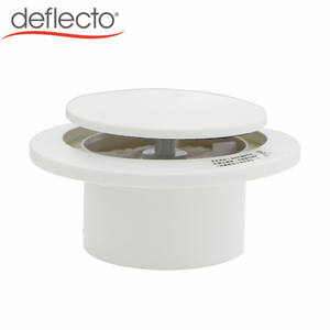 พลาสติกระบายอากาศสีขาวขนาด75/100/120/150มม. ABS ฝาครอบช่องระบายอากาศทรงกลม - Product Image 5