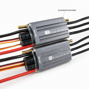 Controlador de Velocidad XQ-POWER XQ Rojo sin Escobillas ESC 40A 60A 90A 120A 150A 180A para Drones de Carreras FPV, Aviones <span class=keywords><strong>RC</strong></span>, Barcos y Coches - Product Image 2