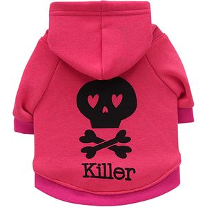 Suéter Navideño Divertido con Diseño de Calavera para Perro, Talla XS, Sudadera con Capucha Cálida para Invierno, Disfraz de Halloween para Cachorro o Gato - Product Image 1