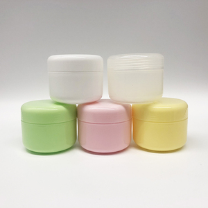 50g 2oz Verde Redondo de plástico Frascos de Cosméticos com Forros e Tampas de Cúpula, recipiente cosmético para viagem, creme em gel para máscara de cabelo - Product Image 2