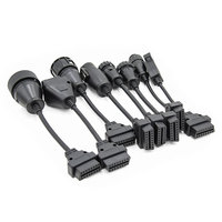 Juego Completo de Cables para Camiones 8 en 1, Escáner OBD1 a OBD2 para Camiones TCS, Más Juego 3 en 1