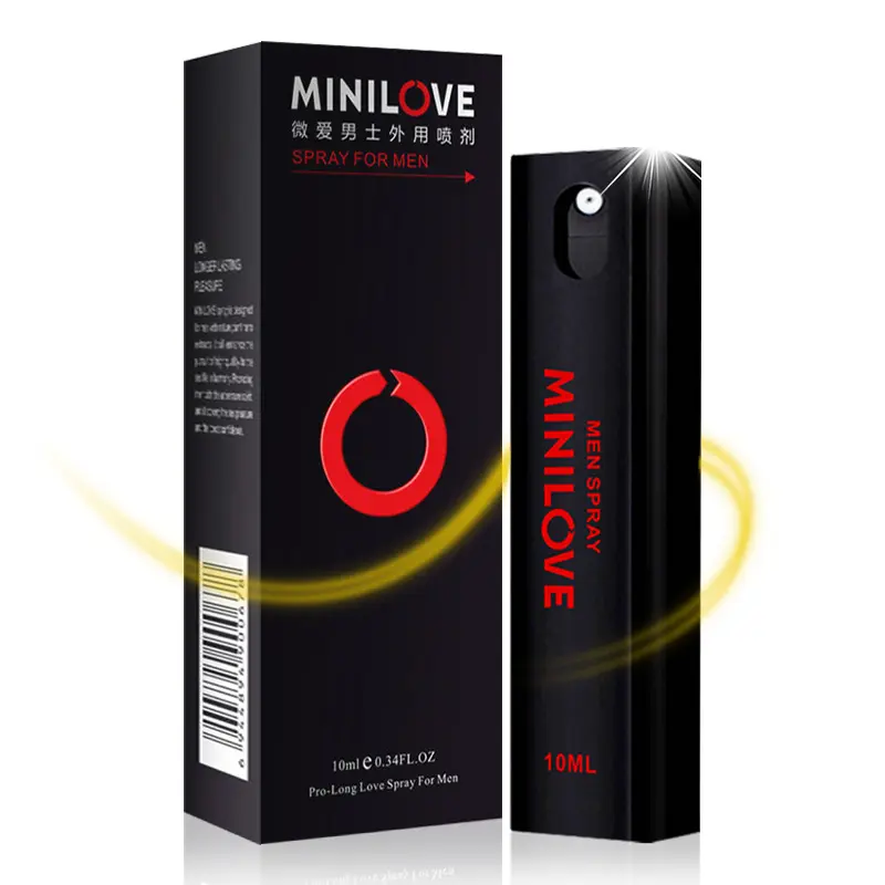 Minilove 10ml 남성 지연 스프레이 조루 방지 음경 크림 알약 음경 발기 60 분 지속