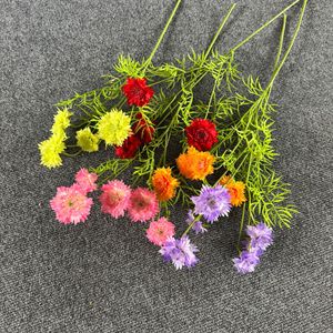 Fleur artificielle de <span class=keywords><strong>bleuet</strong></span> à 5 têtes en soie Fengju, pour décoration de mariage, accessoires de photographie, décoration intérieure, Chine, deux cents - Product Image 3