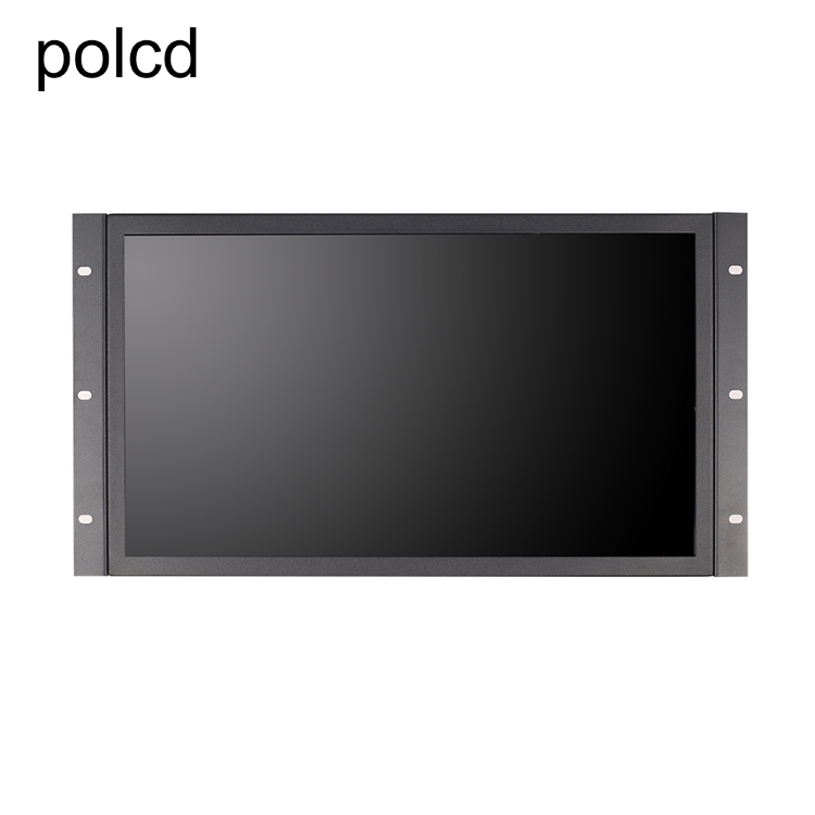 Polcd 18.5 "תעשייתי לוח PC מתכת מסגרת עם מתלה הרכבה פתוח מסגרת Resistive מגע צג