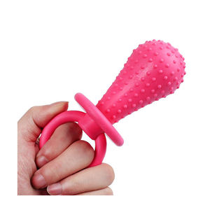 Sicuro Non tossico in gomma capezzolo cane giocattolo che gioca durevole masticazione Pet Pet giocattolo per la pulizia dei denti molari - Product Image 5