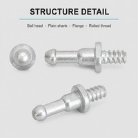 Nouveau goupille d'alignement réglable en acier au carbone zingué, formage à froid, M4 M5 M6 M8, pour assemblage d'éclairage de véhicule, OEM personnalisé