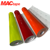 Film rétroréfléchissant microprismatique ORAFOL 9910 rouge, feuille réfléchissante à haute performance grand angle, série ORALITE permanente