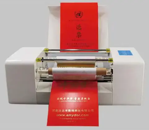 Stempelmachine Folie Printer Digitale Folie Printer Voor Folie Afdrukken Op Papier, Trouwkaart