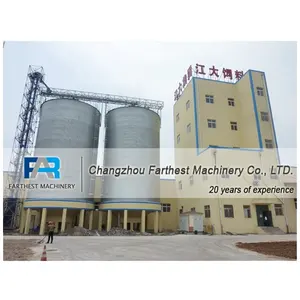 Liyang Supplier 1000-5000 ton Poultry Pig Farm Corn Silage Feed Bulk Silo