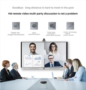 High Quality Dual System Whiteboard Interactive Flat Panel Digital LCD 20 Points Conference Smart Board - Product Image 3